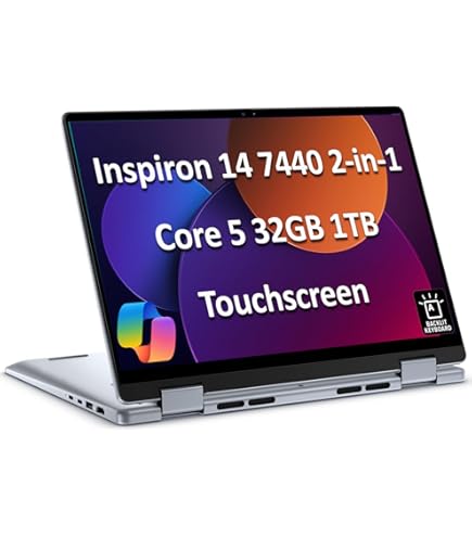 Amazon.com: Dell Inspiron 2-in-1 Laptop LED-Backlit Touch Display